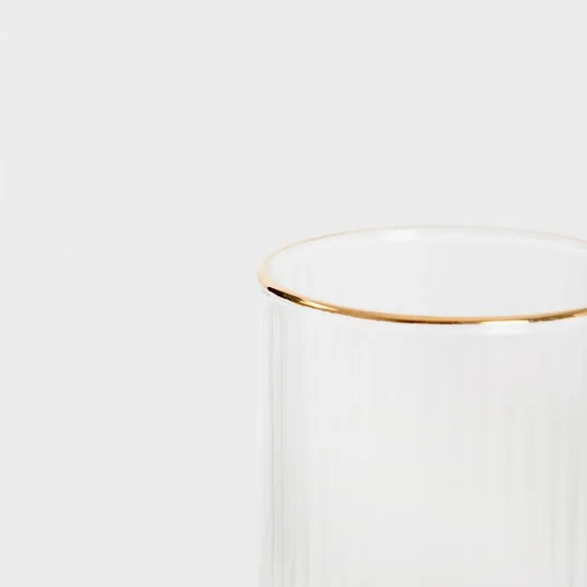 Pohár LYNN so zlatým okrajom 725777 400 ml