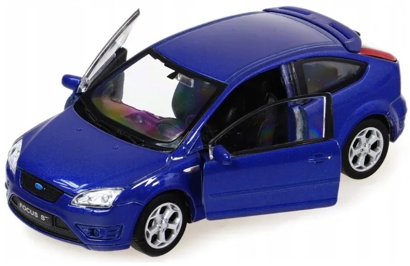 008805 Kovový model auta - Nex 1:34 - Ford Focus ST Modrá