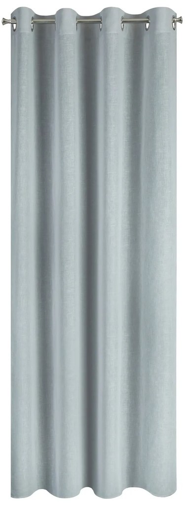 ZÁVES NA KRÚŽKOCH PAOLA 140X250 CM STRIEBORNÁ