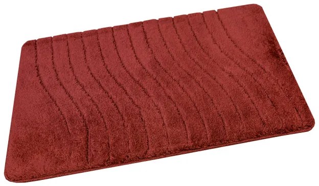 Kúpeľňový koberček Sara Carmine bordový Fale