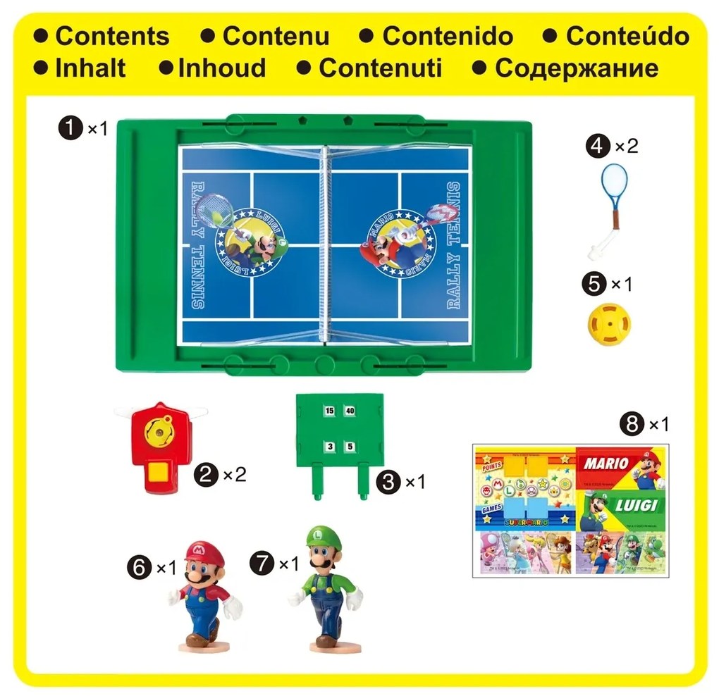 Epoch Super Mario dosková hra Tenis