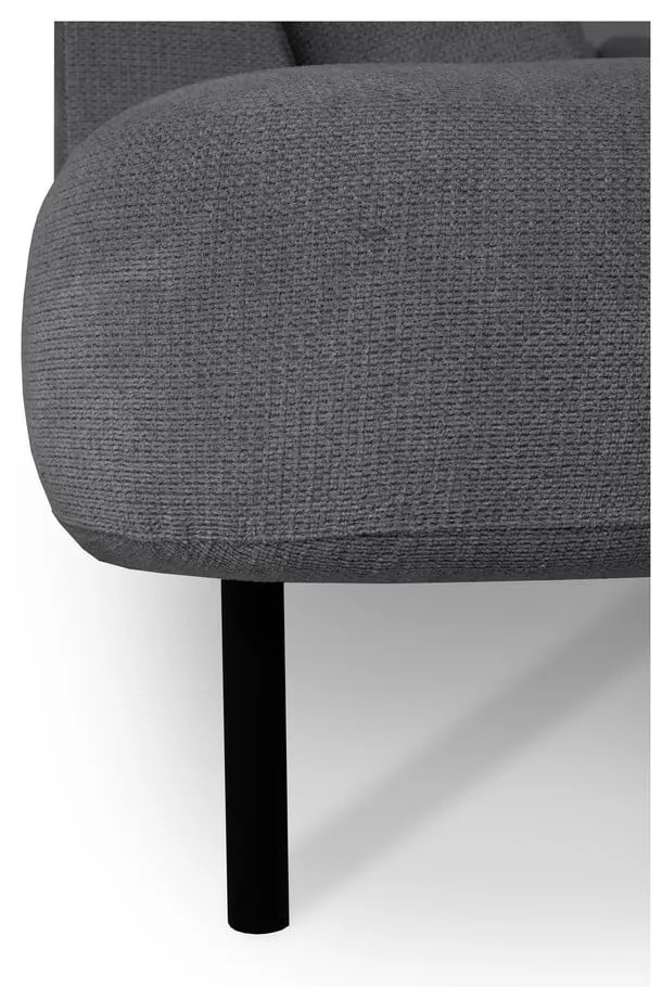 Tmavosivá rohová pohovka (ľavý roh/do "U") Hero – Scandic