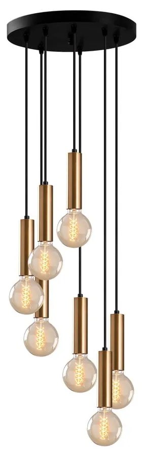 Závesné svietidlo v čierno-zlatej farbe ø 40 cm Tempo – Opviq lights