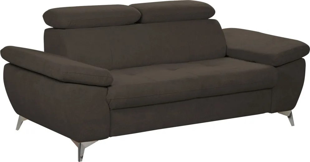 Dvojsedák Gisele, tmavo hnedá espresso látka