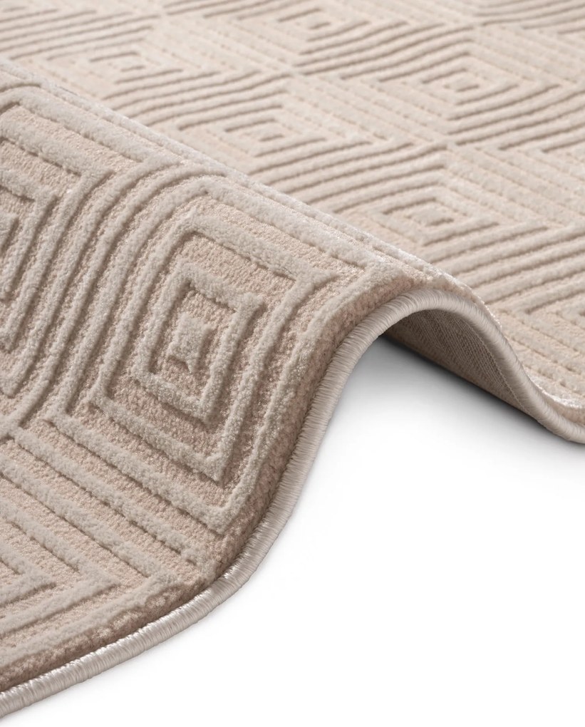 Kusový koberec Perles 106183 Cream Beige z kolekcie Elle, 200x280, béžová, obývacia izba, ELLE Decoration