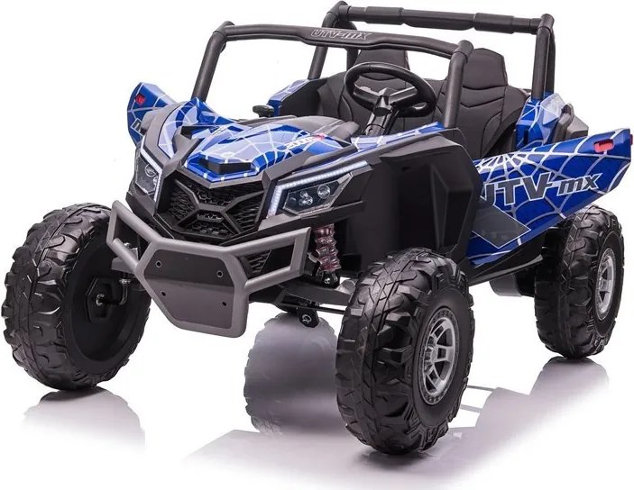 LEAN CARS Elektrická bugina Quad UTV-MX Blue Spider lak modrá
