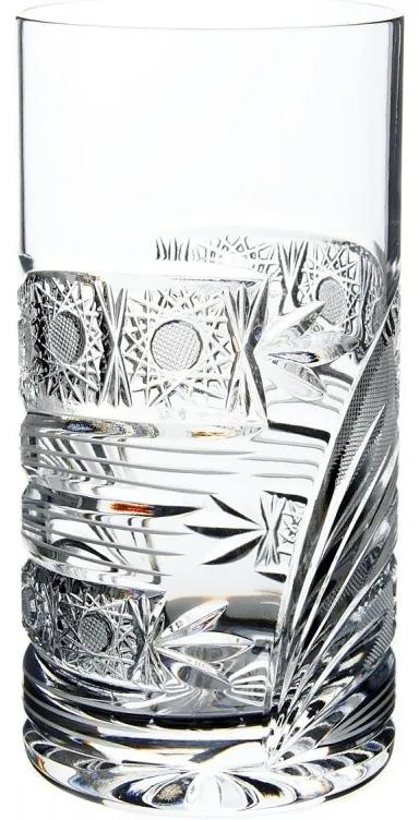 Onte Crystal Bohemia Crystal ručne brúsené poháre na nealko nápoje Kometa 380 ml 2KS