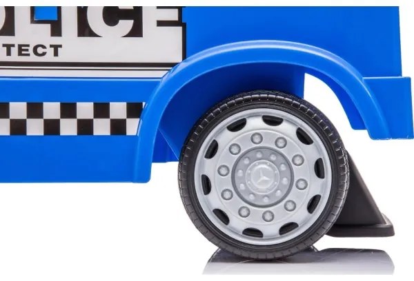 Odrážadlo Mercedes Polícia 2xAA modrá