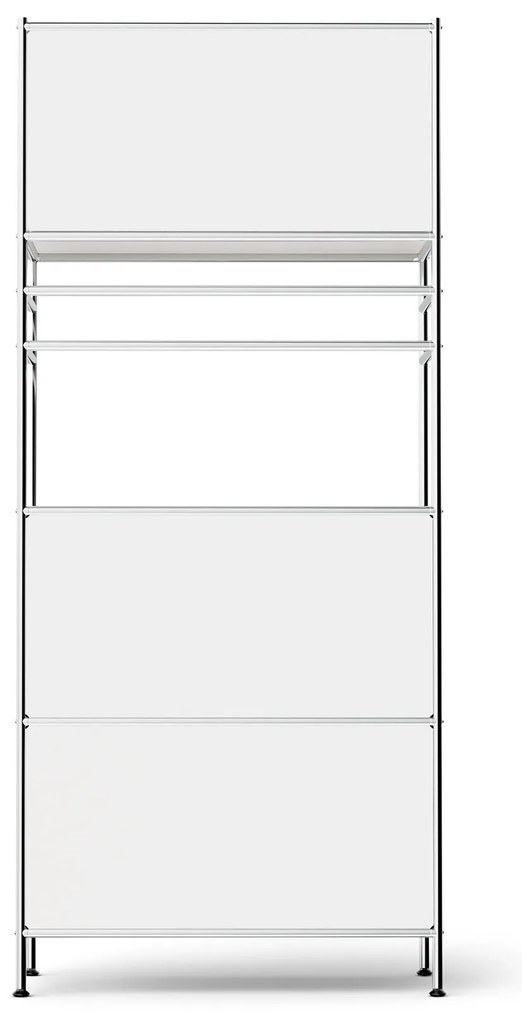 Kovový regál »CN3« s 1 priehradkou a 2 zásuvkami