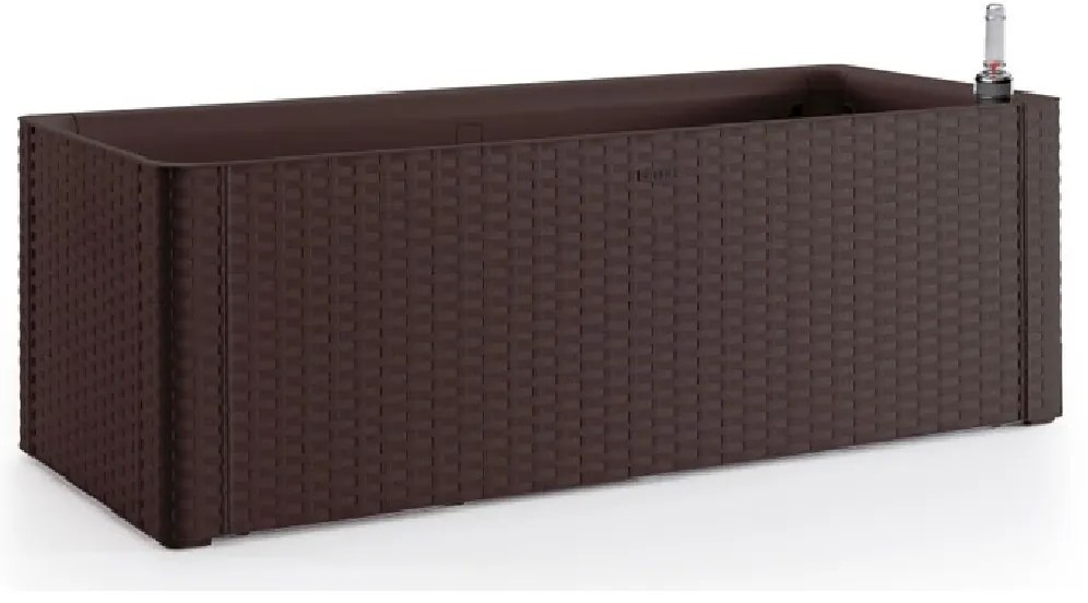 STEFANPLAST Samozavlažovací truhlík Natural Deluxe 90 l, hnedý
