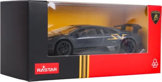 Model auta Lamborghini Murcielago LP 670-4 SV Superveloce RASTAR 1:43 sivý