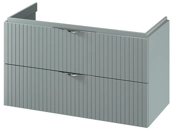 Cersanit Tirso, závesná skrinka pod umývadlo 994x447x572 mm, zelená matná, S1015-012