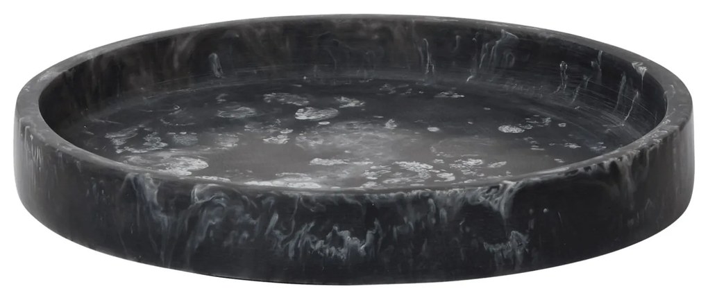 Ferm Living Dekoratívna okrúhla tácka Mist Charcoal Ø 20 cm