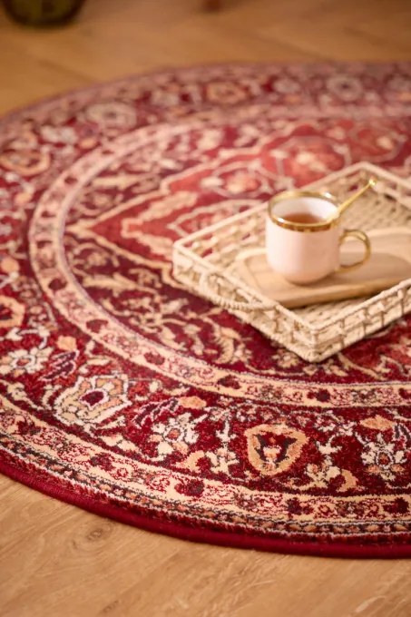 Koberec Agnella Isfahan Leyla Rubín ovál