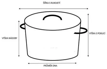 Kitchisimo Nehrdzavejúci kastról s pokrievkou Chef, 5 l, 24 cm