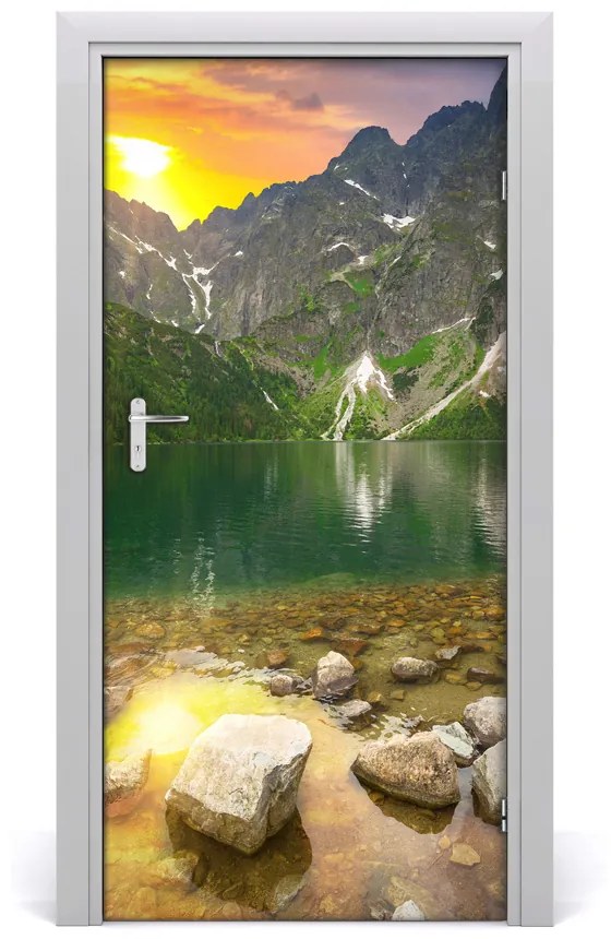 Fototapeta na dvere samolepiace Morské oko Tatry 85x205 cm