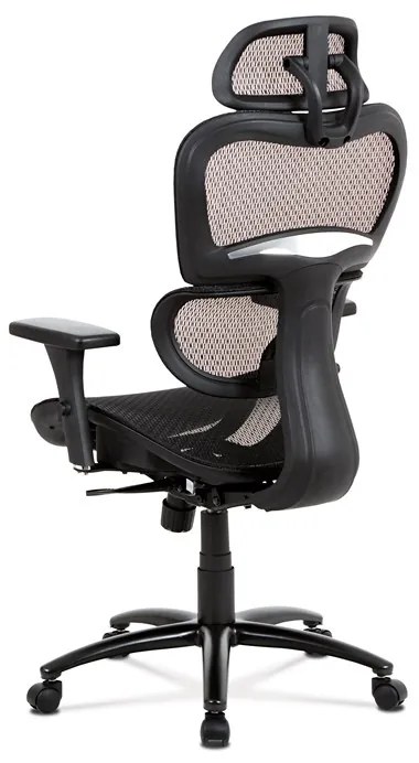 Autronic BONTEC Kancelárska stolička, synchrónny mechanizmus, čierna sieťovina, KA-A188 BK Farba: Čierna