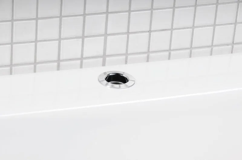 Sapho Sapho, Priechodka guľatá pre sprchu na okraj vane vrátane hadice, chróm, 1205-04