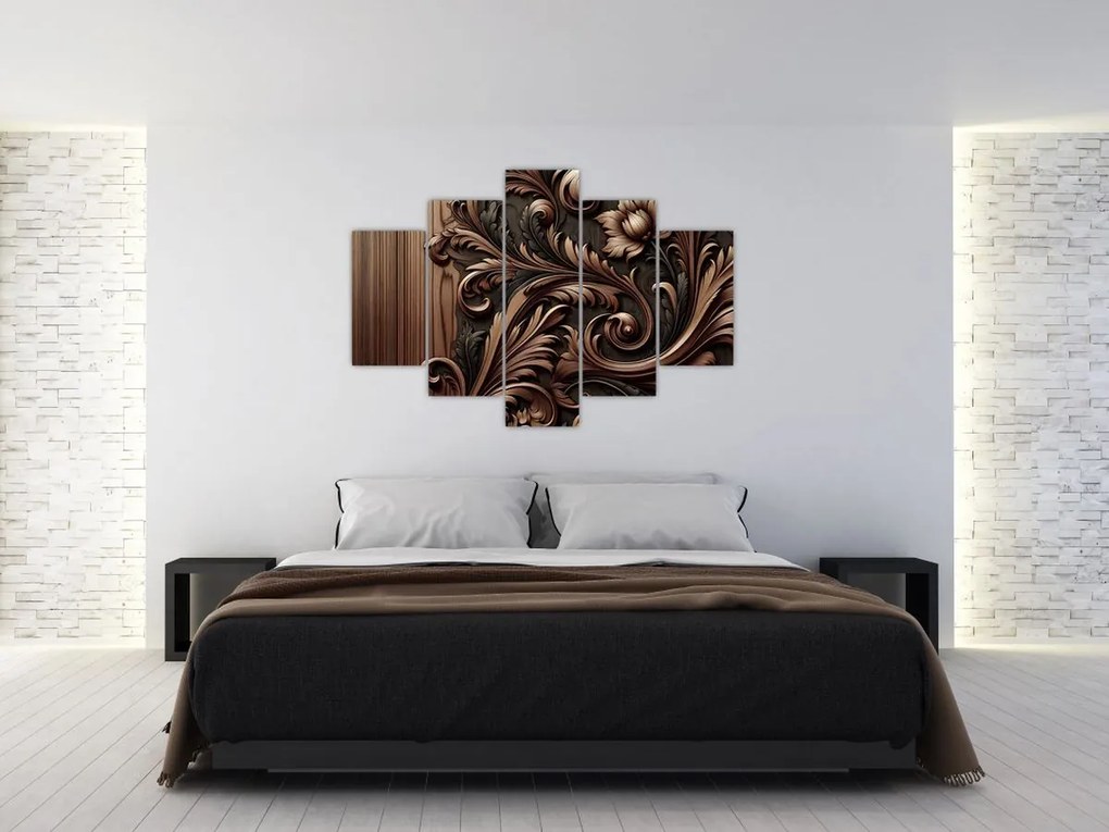 Obraz - Vzor z dreva (150x105 cm)