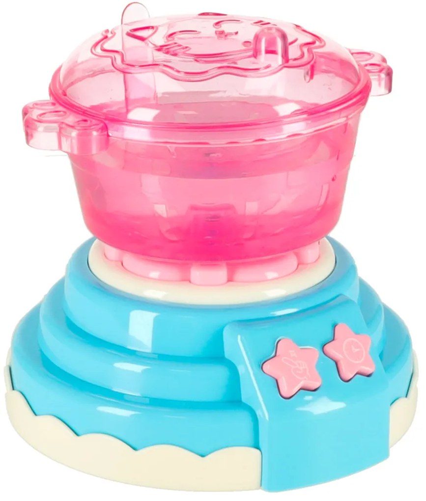 KIK Magická kreatívna súprava 3D gélových figúrok pre deti – svetelný a zvukový hrniec, 62 ks