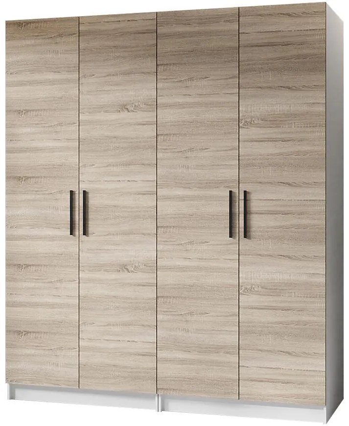 Skriňa X2 Gold 2d Biela/Dub Sonoma