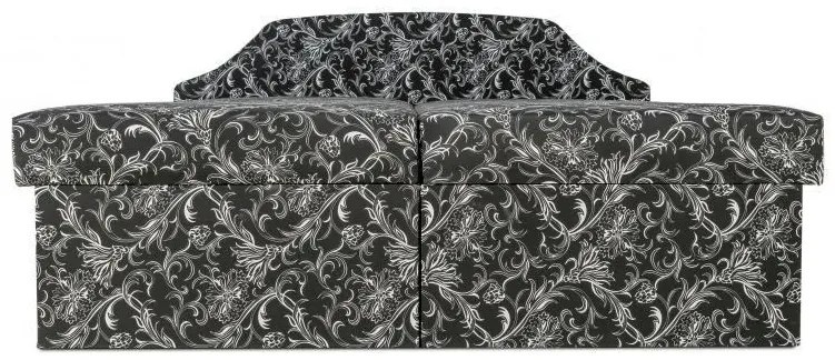 Manželská posteľ Míša, čierna (č.19)