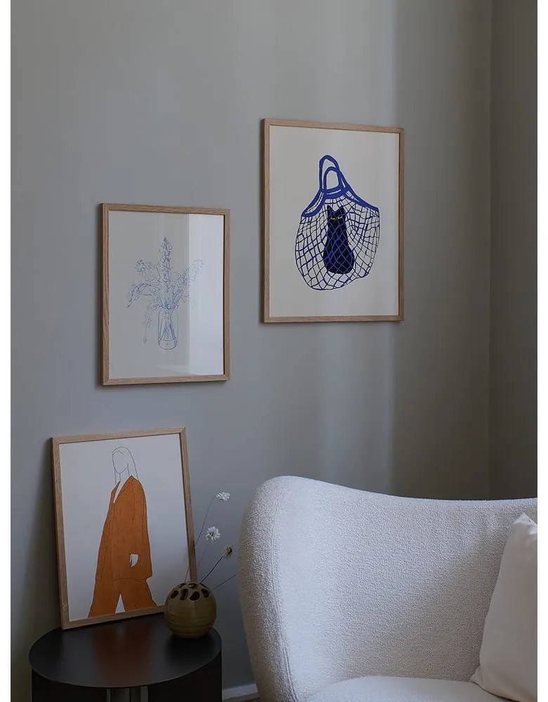 Plagát 30x40 cm The Cat’s In The Bag – Chloe Purpero Johnson – The Poster Club