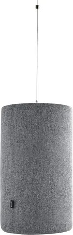 Akustický panel POLY, valec, Ø280x500 mm, stropný, svetlošedá