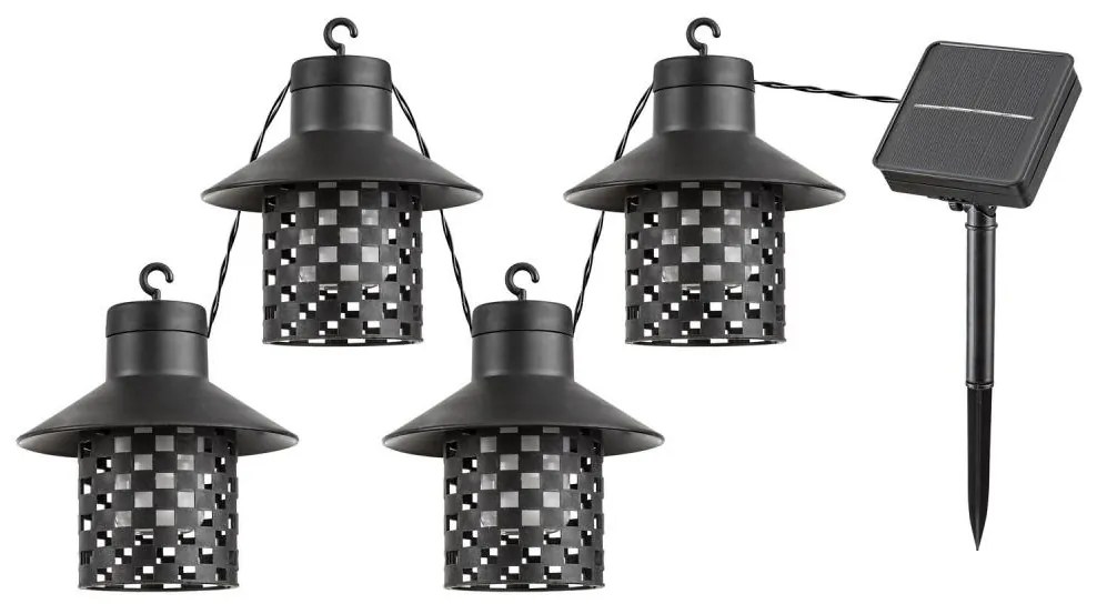 Rabalux 77003 - LED solárne svietidlo XIMPU 8xLED/0,1W/1,2V IP44