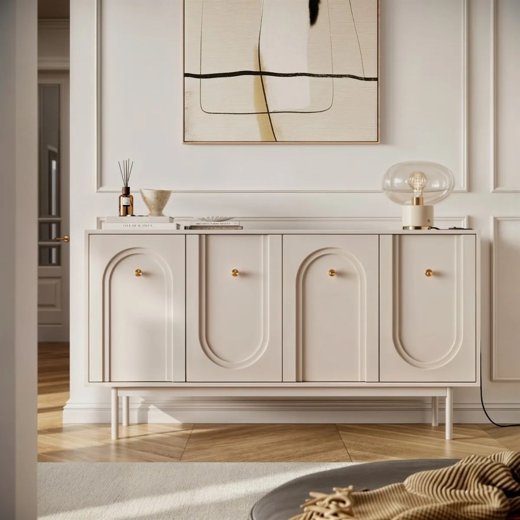 ŠTVORDVEROVÁ KOMODA THERESE KAŠMÍR 154 cm