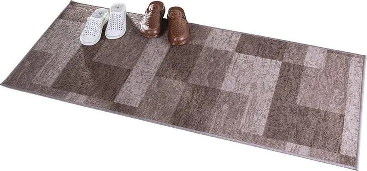 Kusový koberec ICONA hnedá 67 x 150 cm