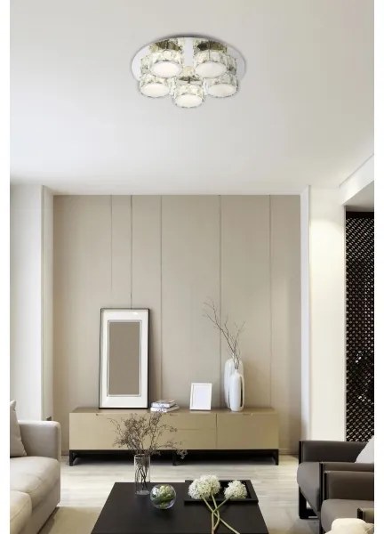 Globo 49350D4 - LED Stm. stropné svietidlo AMUR LED/40W/230V 4000K pr. 40 cm