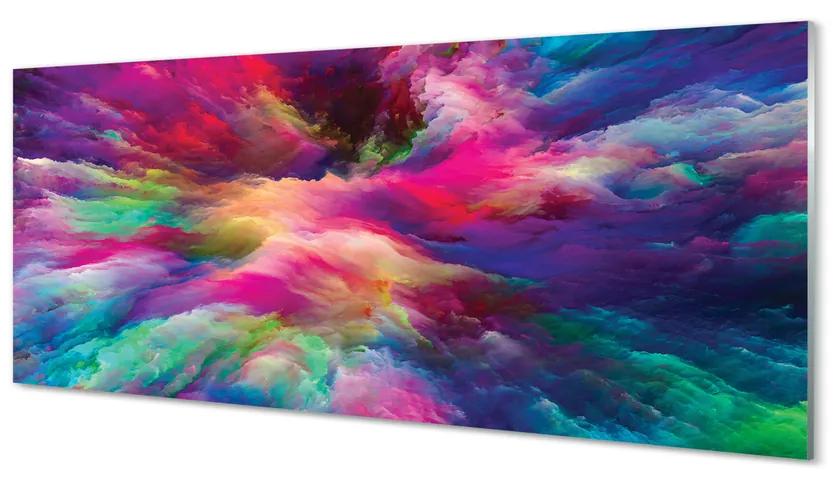 Obraz na akrylátovom skle Fraktály farebné 120x60 cm