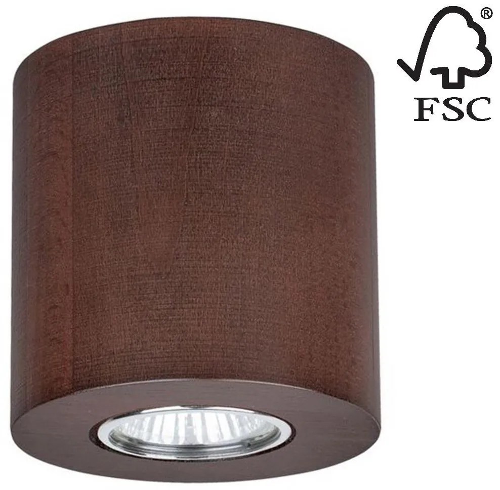 Spot-Light Spot-Light 2066176 - Stropné svietidlo WOODDREAM 1xGU10/6W/230V SP0719