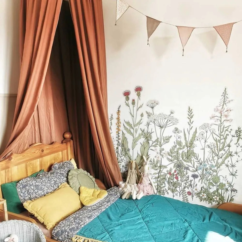 Samolepka do detskej izby farby lúky L