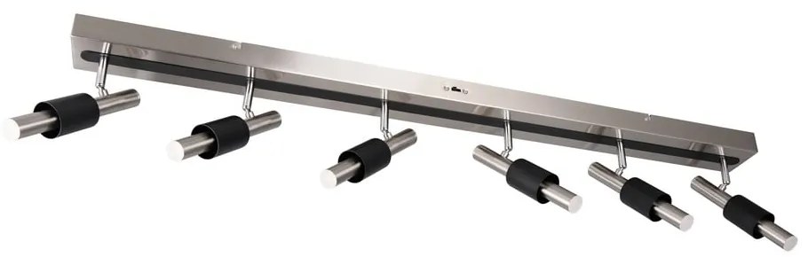 Čierne/v striebornej farbe LED bodové svietidlo 20,5x120 cm Ikaris – Trio Select