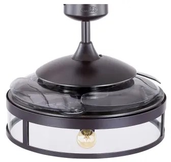 FANAWAY 212927 - LED Stropný ventilátor CLASSIC 3xE27/4W/230V čierna + DO