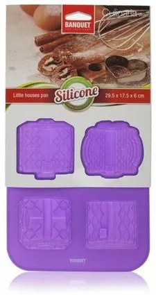 Banquet Silikónová forma domčeky CULINARIA Violet, 29,5 x 17,5 x 6 cm
