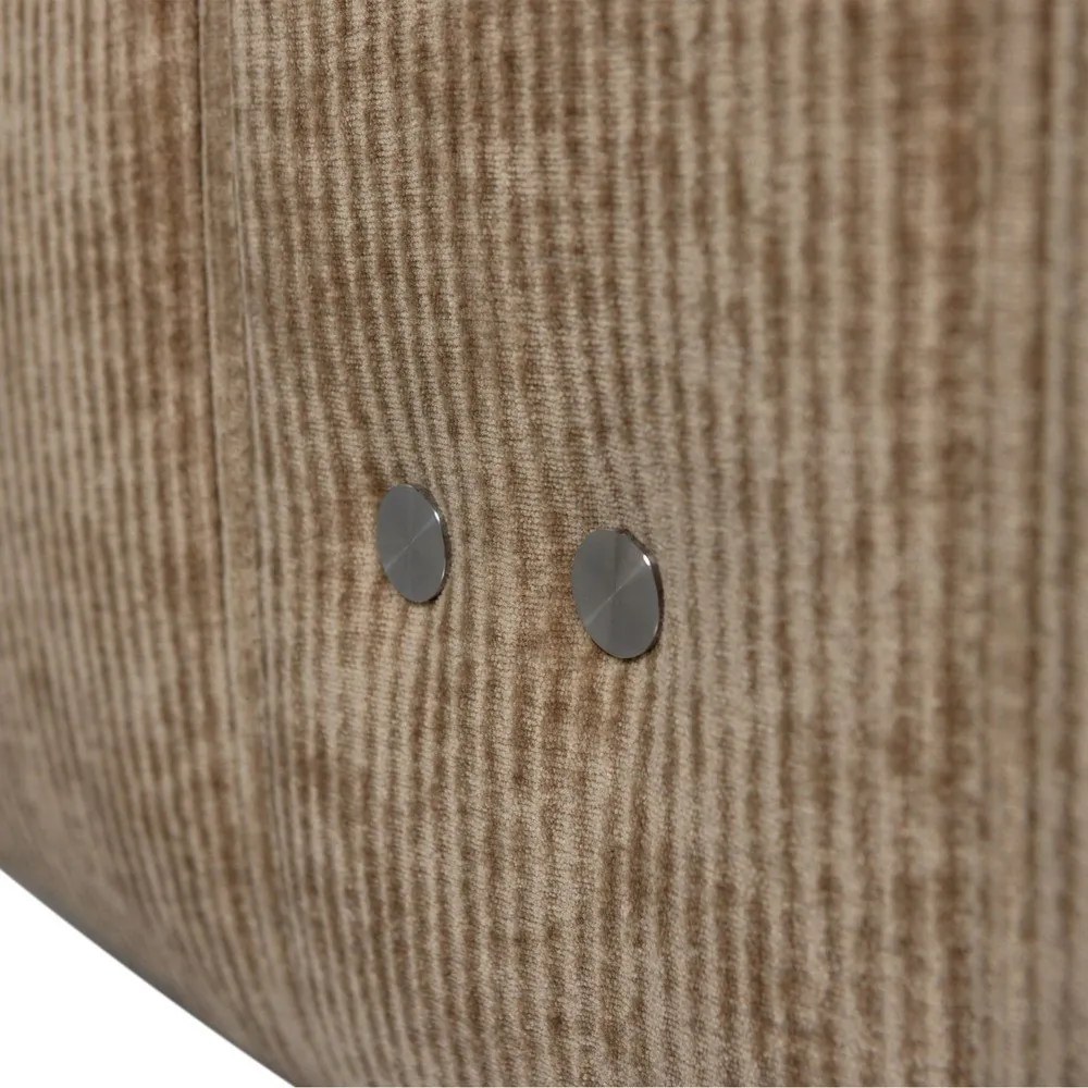 Svetlohnedé polohovacie menčestrové relaxačné kreslo Hein – WOOOD