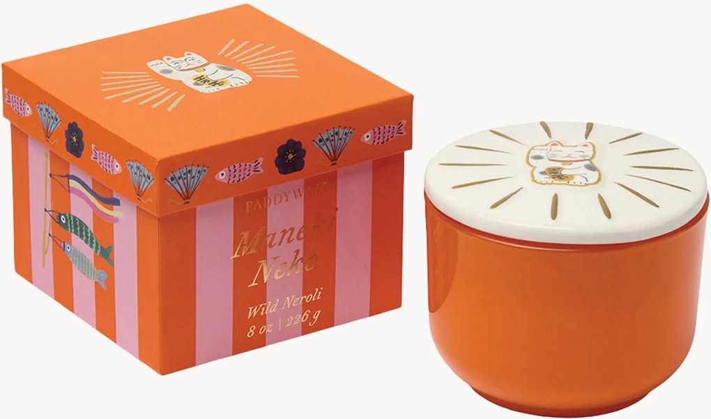 Vonná sviečka Maneki-Neko Cat (Wild Neroli)