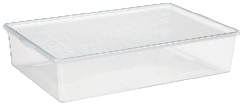 ADEO Súprava 3 ks úložných boxov na topánky s vekom, na čižmy BARBIE - 55 x 36 x 12 cm