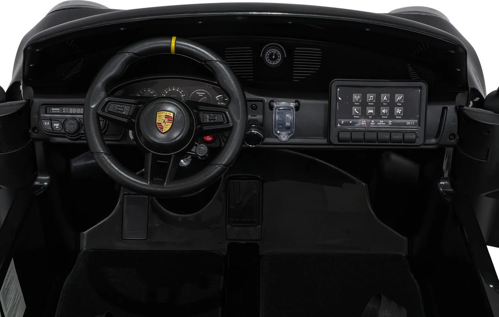 Ramiz Detské pretekárske auto Porsche 911 GT3 čierne