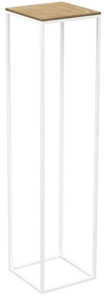 Stojan na kvety 100x24 cm biela