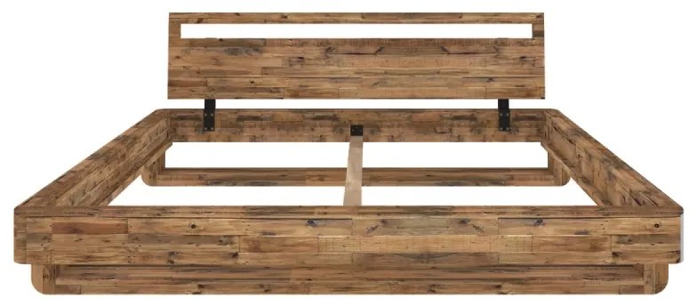 furniture-nabytek.cz - Masívna posteľ Indra z borovice, lakovaná, hnedá – 180×200 cm