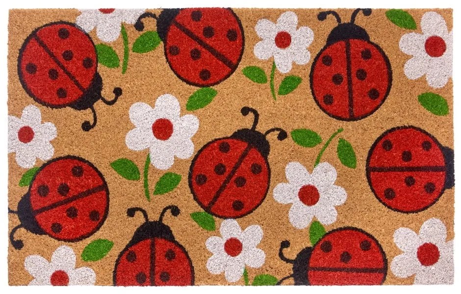 Rohožka z kokosového vlákna 75x45 cm Lady Beetle - Hanse Home