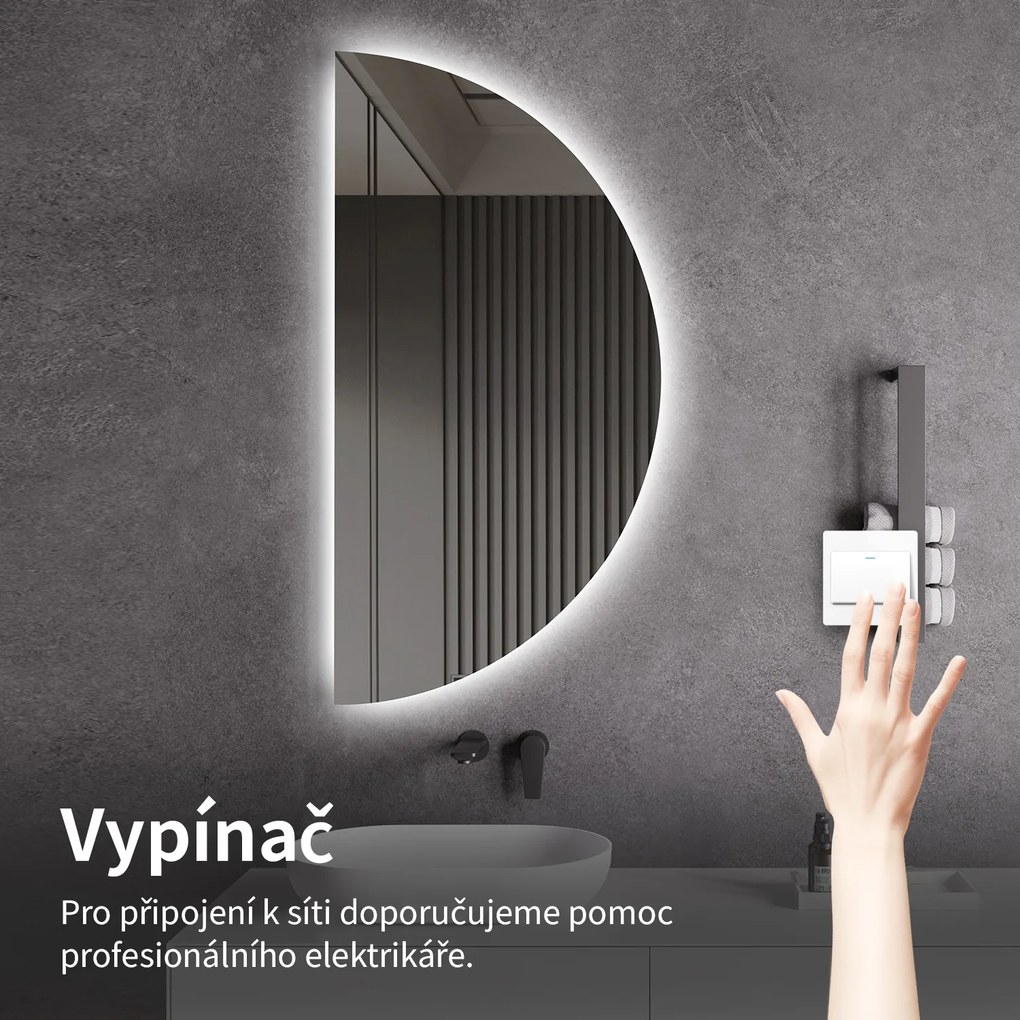 Cerano Mare, LED kúpeľňové zrkadlo 60x120 cm, CER-CER-476693