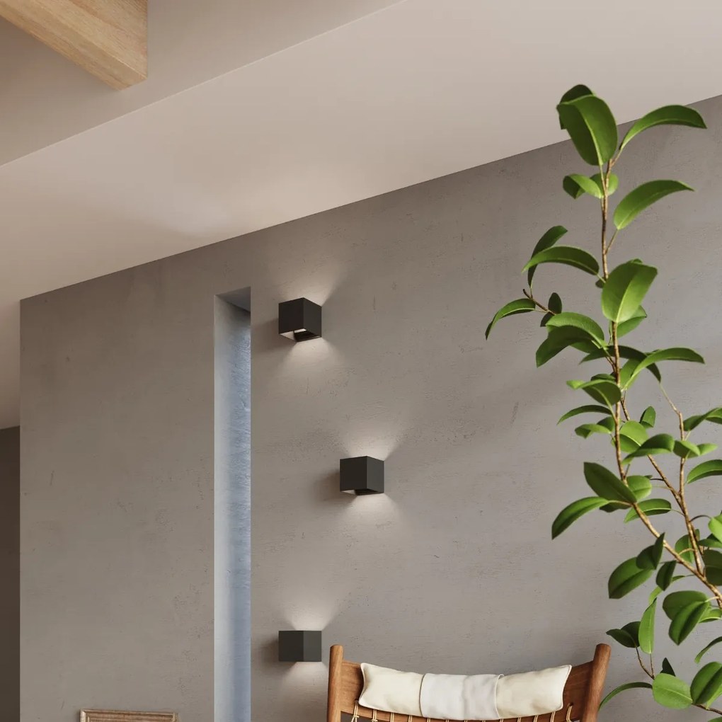 Nástenné LED svietidlo Luca, 1x LED 6w, 3000k, b