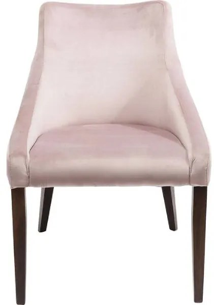 Mode stolička ružovo fialový zamat