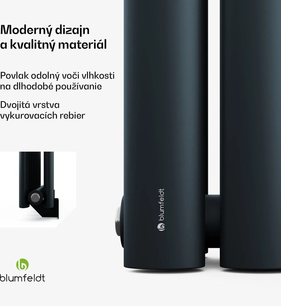 Blumfeldt Tallheo radiátor 60x60 707W