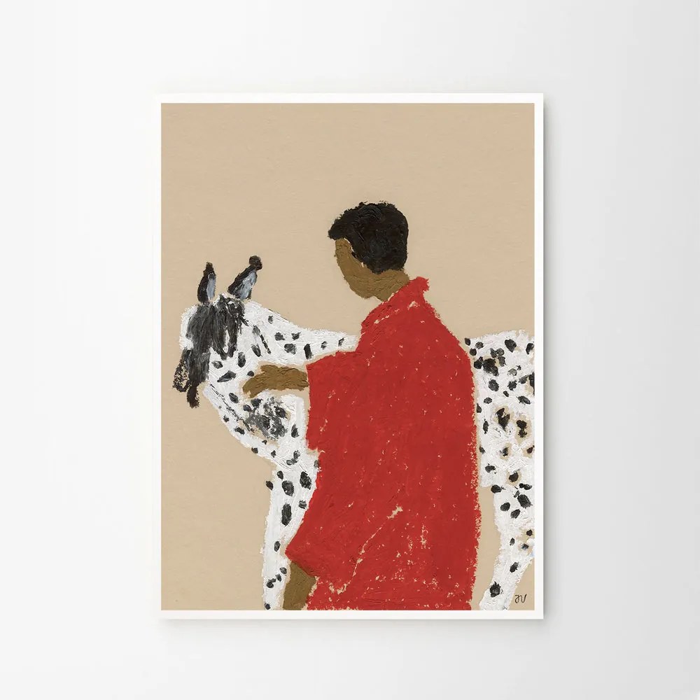 Moikka Plagát Spotted Horse by Isabelle Vandeplassche 30x40 cm